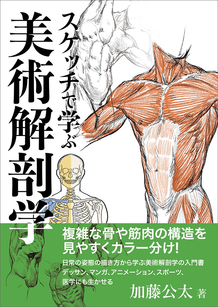 スケッチで学ぶ美術解剖学 - 株式会社玄光社