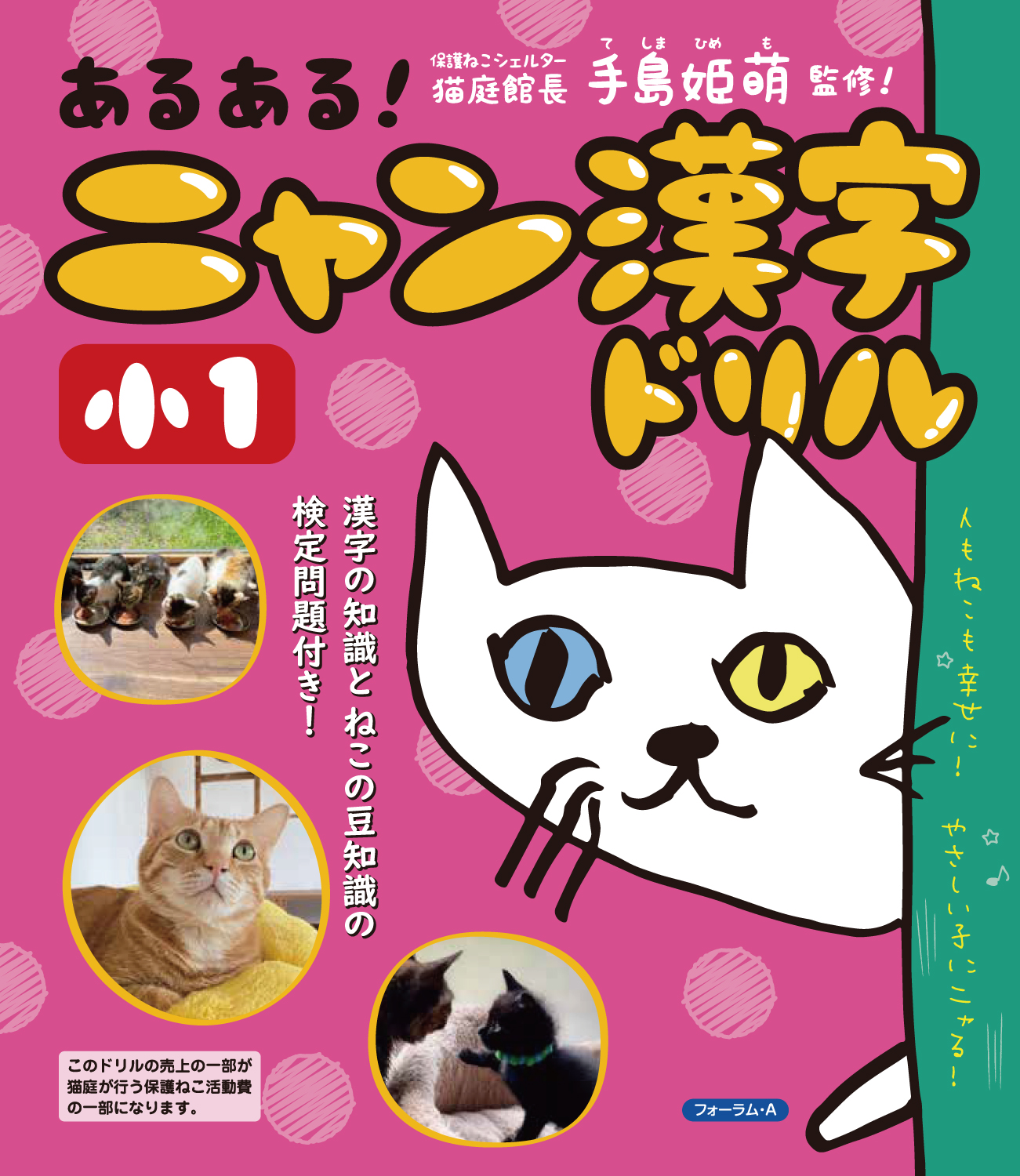 あるある！ ニャン漢字ドリル 小学1年生 - 株式会社清風堂書店