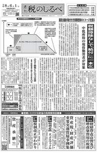 令和8年4月27日(第3696号) - 一般財団法人 大蔵財務協会｜税務・財務の