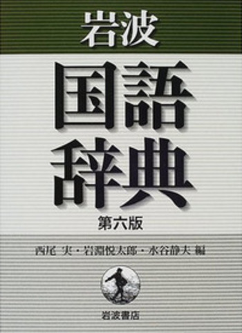 岩波 国語辞典第六版 デスク版／西尾 実, 岩淵 悦太郎, 水谷 静夫
