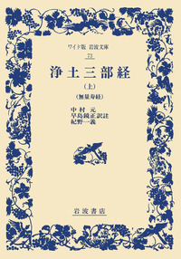 浄土三部経 （上）／中村 元, 早島 鏡正, 紀野 一義｜ワイド版