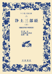 浄土三部経 （下）／中村 元, 早島 鏡正, 紀野 一義｜ワイド版
