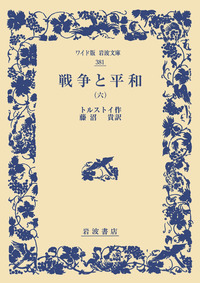 戦争と平和 （六）／トルストイ, 藤沼 貴｜ワイド版岩波文庫