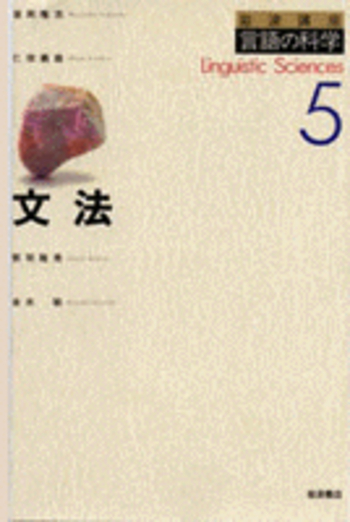 文法／益岡 隆志, 仁田 義雄, 郡司 隆男, 金水 敏｜岩波講座 言語の