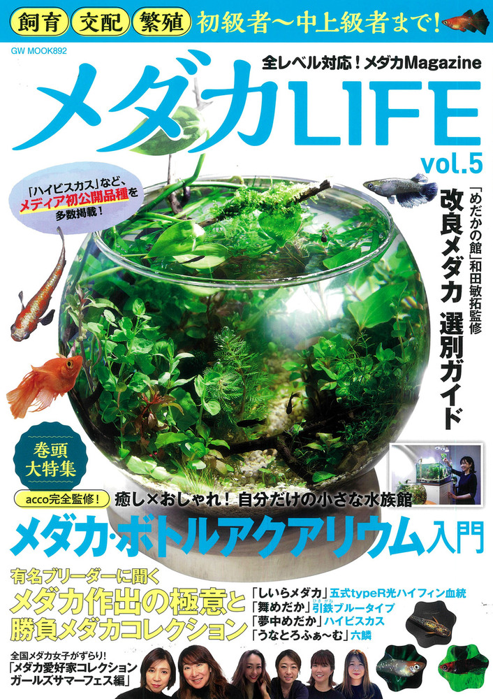 特典ステッカー付】メダカLIFE vol.5（2024.3.11発売） - 株式会社