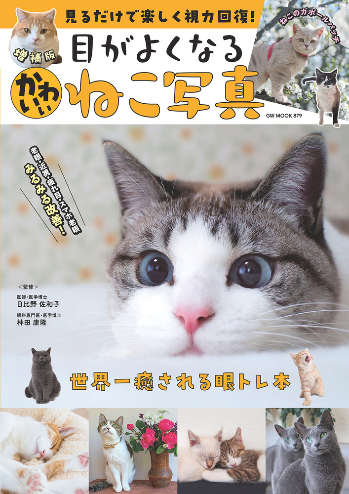 増補版 見るだけで楽しく視力回復!目がよくなるかわいいねこ写真