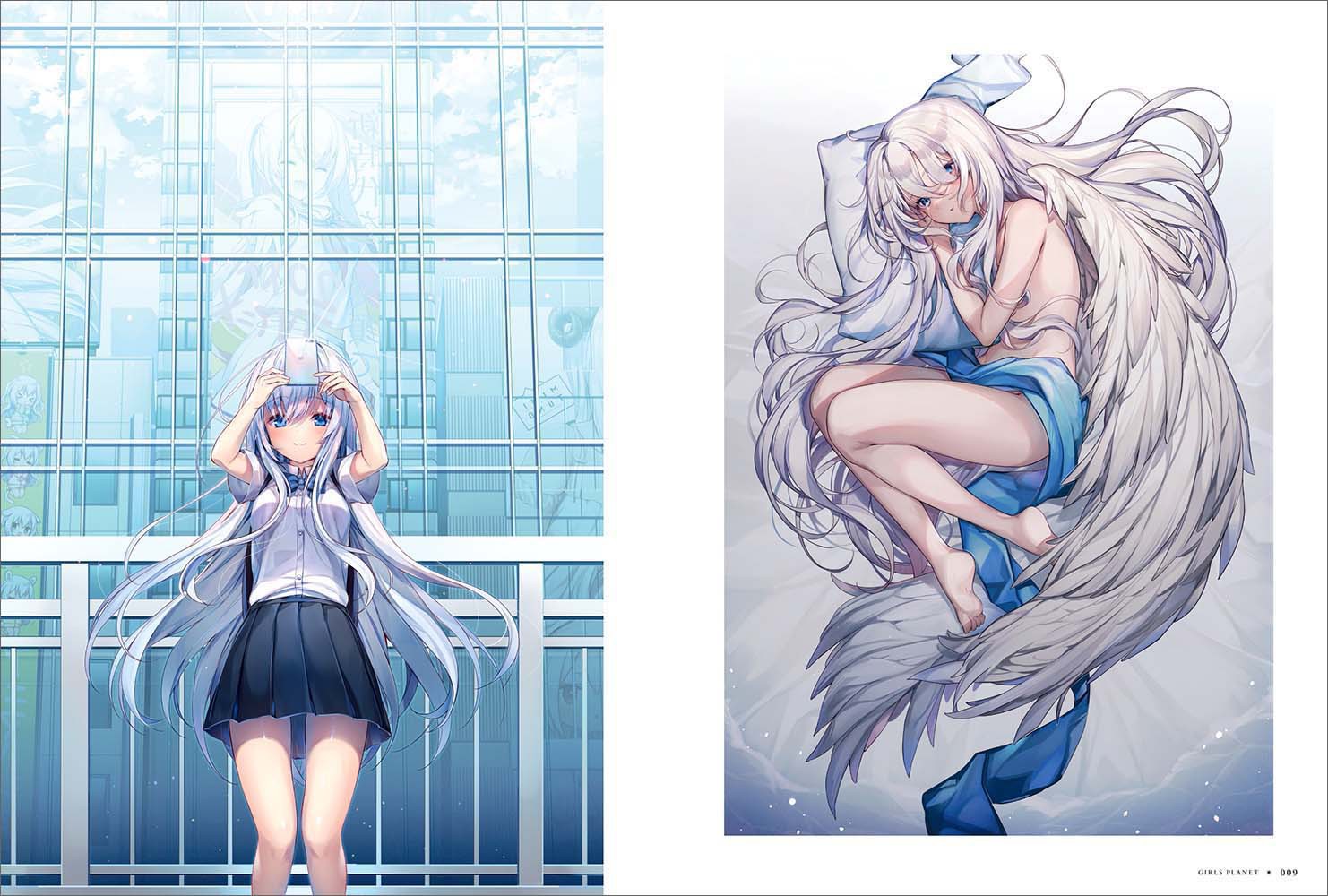 米白粕 版画 キラキラ 米白粕画集 GIRLS PLANET - 株式会社玄光社