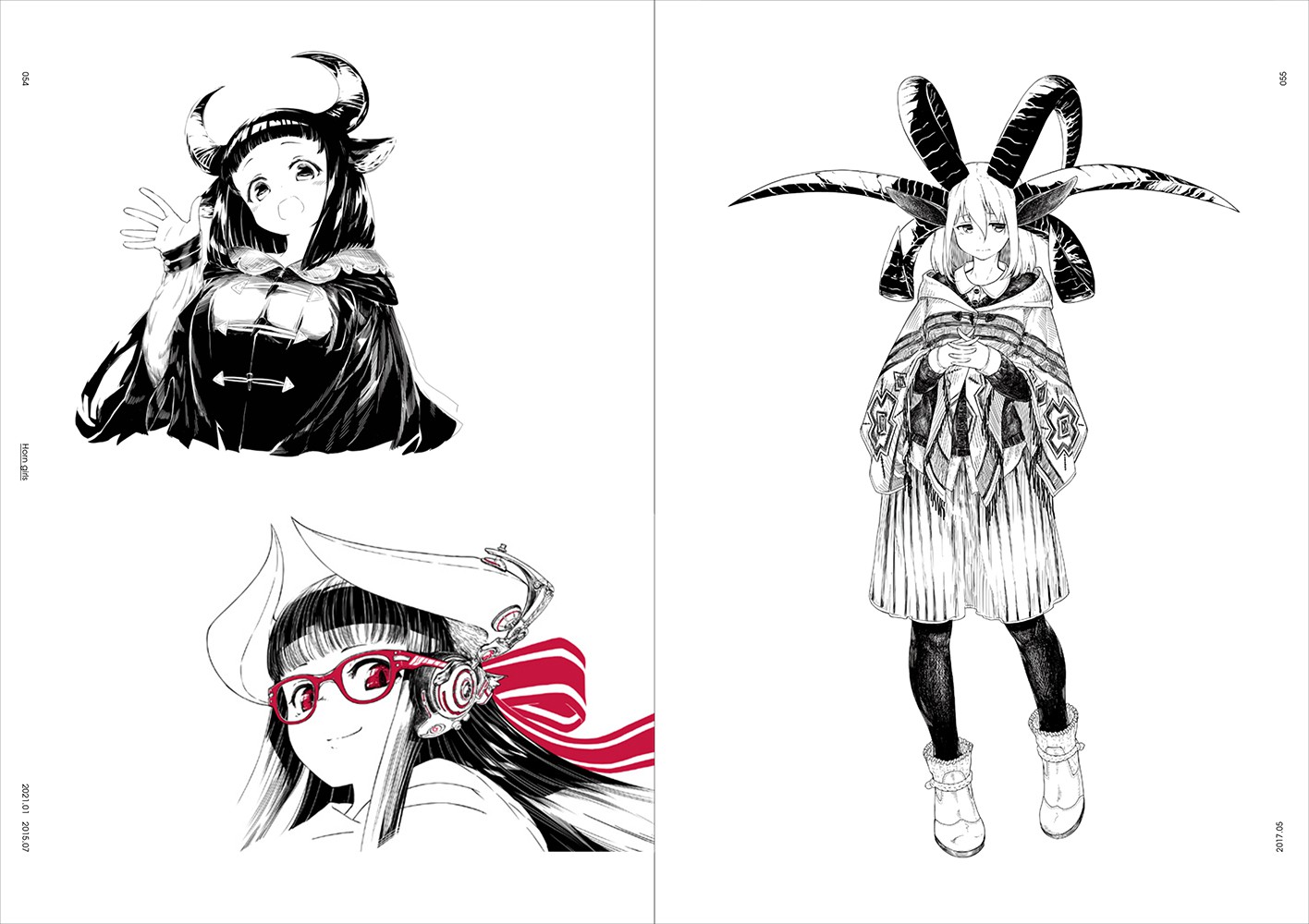 モノクロ図鑑 jaco画集＆イラストテクニック 白と黒の世界 - 株式会社玄光社