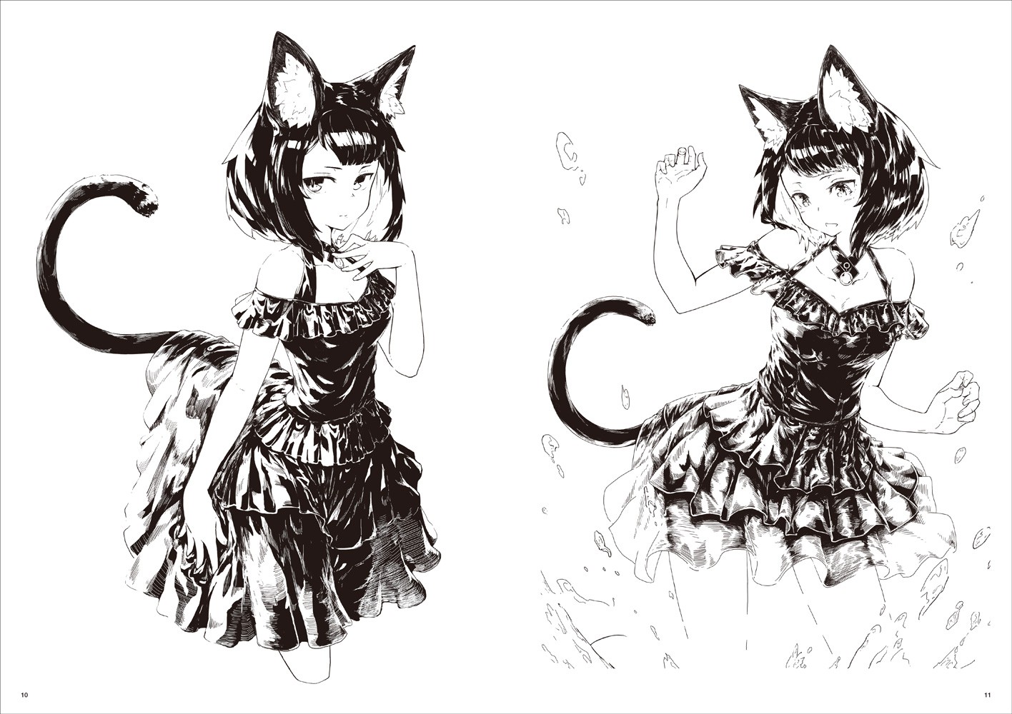 モノクロイラストテクニック - 株式会社玄光社